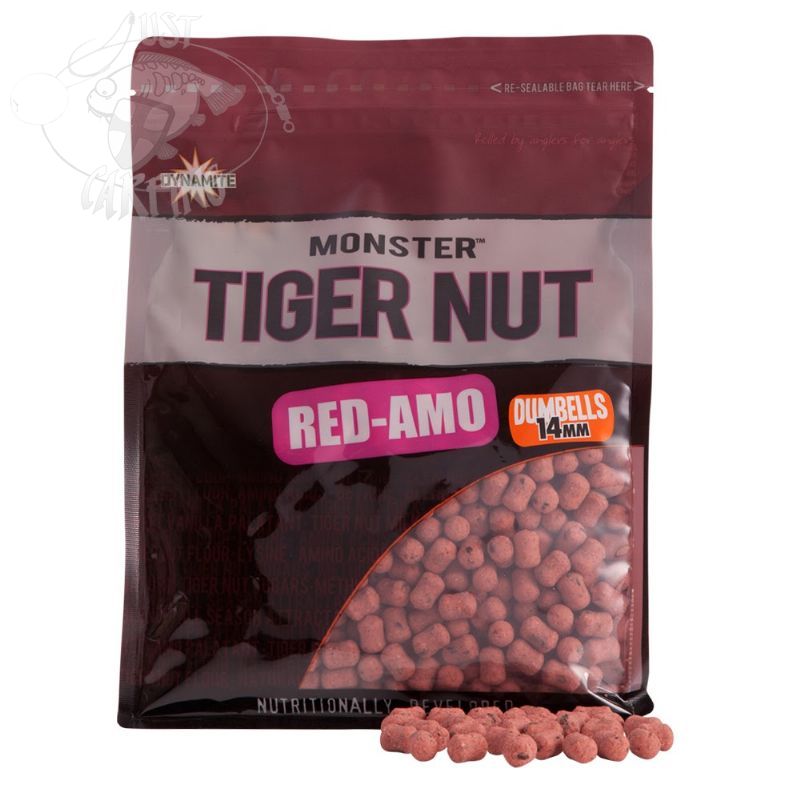 Dynamite Monster Tiger Nut Red Amo Dumbells - 1kg Bags